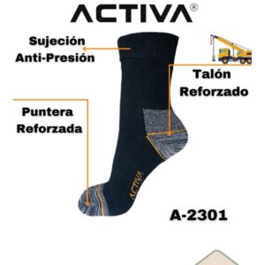 calcetín cro tres pares activia